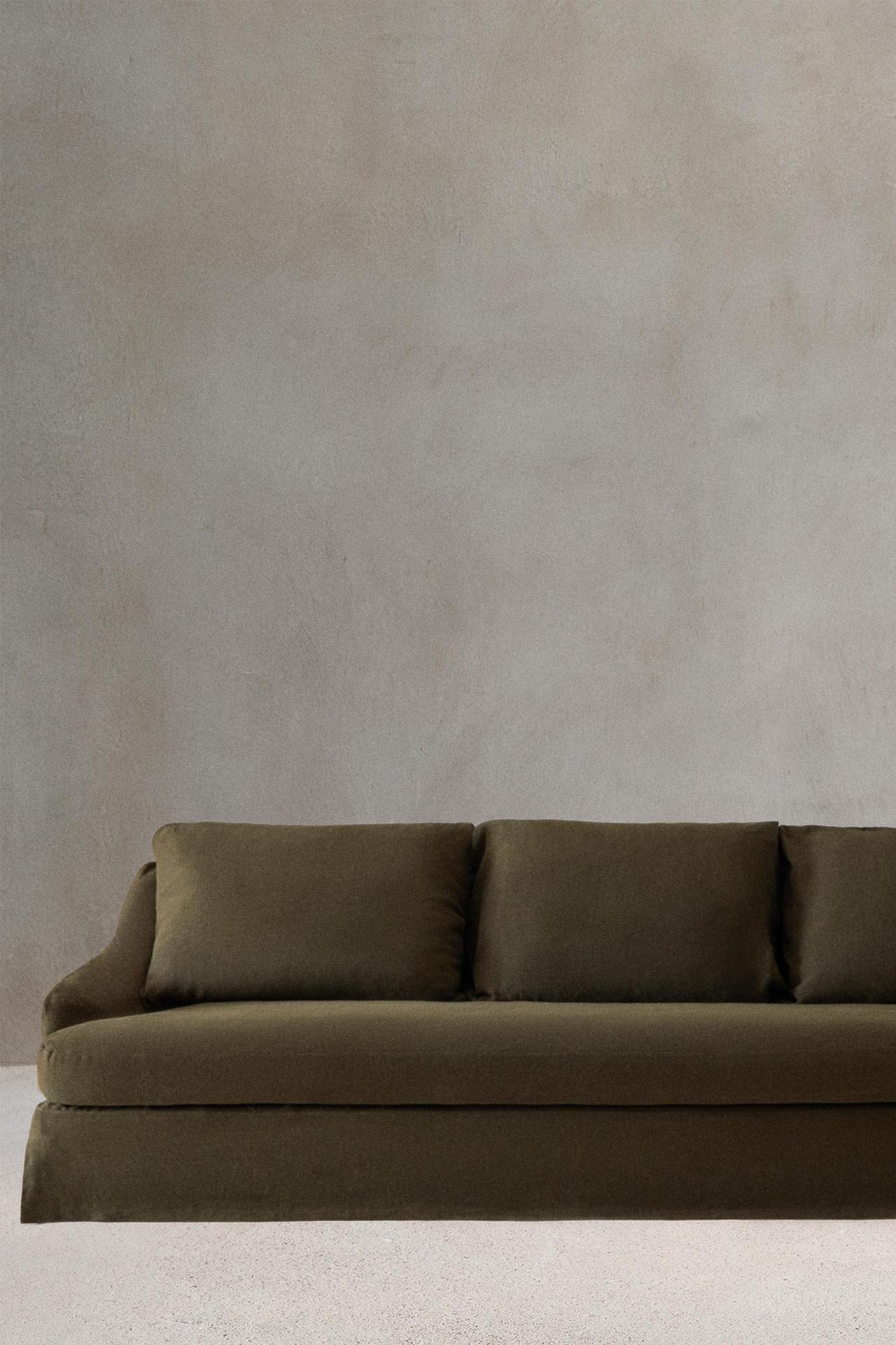SOFA 01 LINEN COVER — Khaki