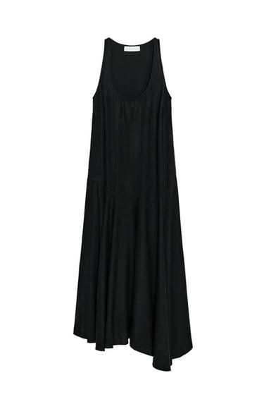 MIDIKLEID AUS LYOCELL - Schwarz von Zara