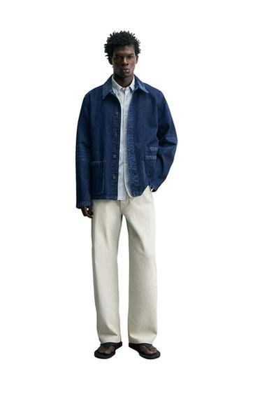 JEANS BAGGY FIT - أزرق سماوى الخاص بـ Zara