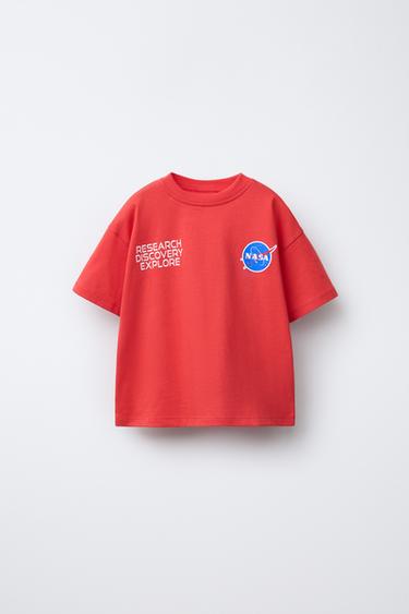 © NASA PRINT T-SHIRT - Red by Zara