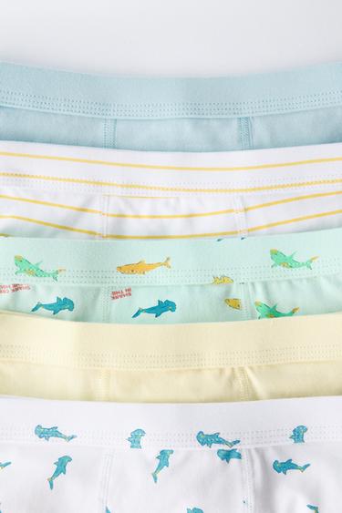 3-6 ANS/ LOT DE CINQ BOXERS REQUINS - Multicolore de Zara - Image 1