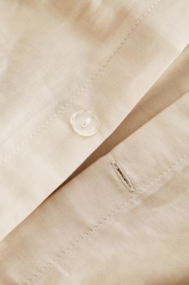 HOUSSE DE COUETTE SATIN (300 FILS) - Écru de Zara - Image 3