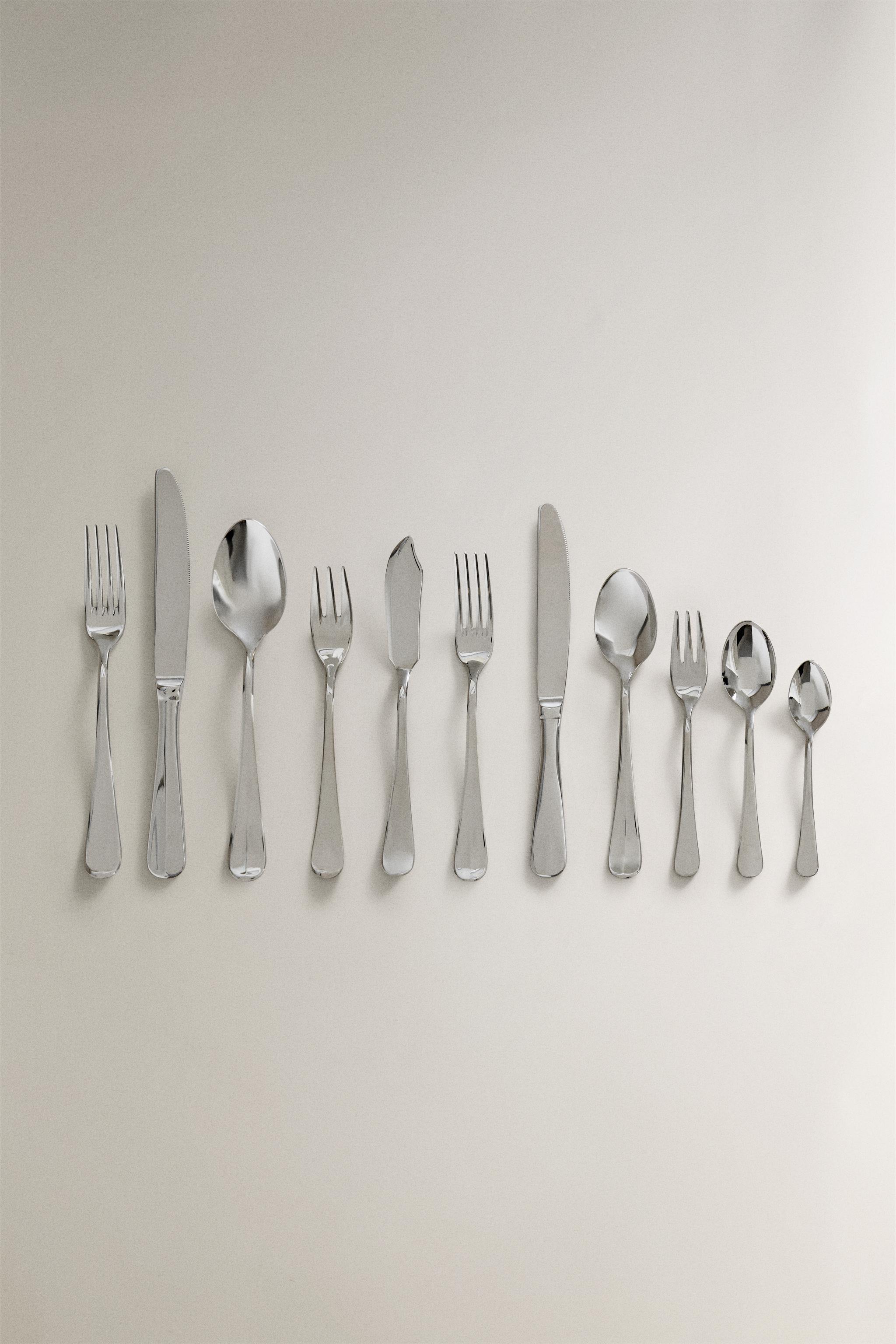 SILVER STEEL DESSERT SPOON