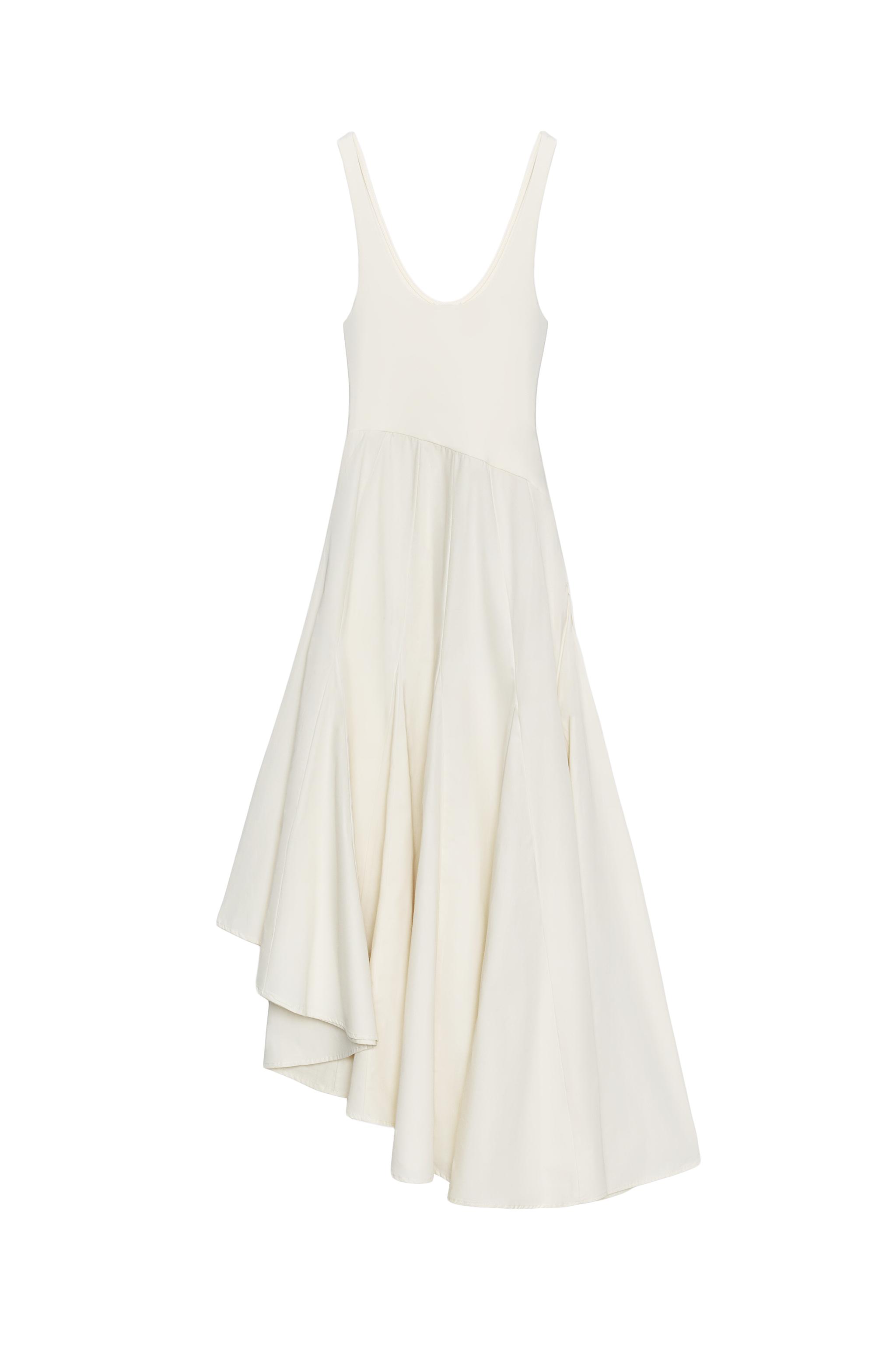 UYUMLU KUMAŞ UZUN ELBİSE