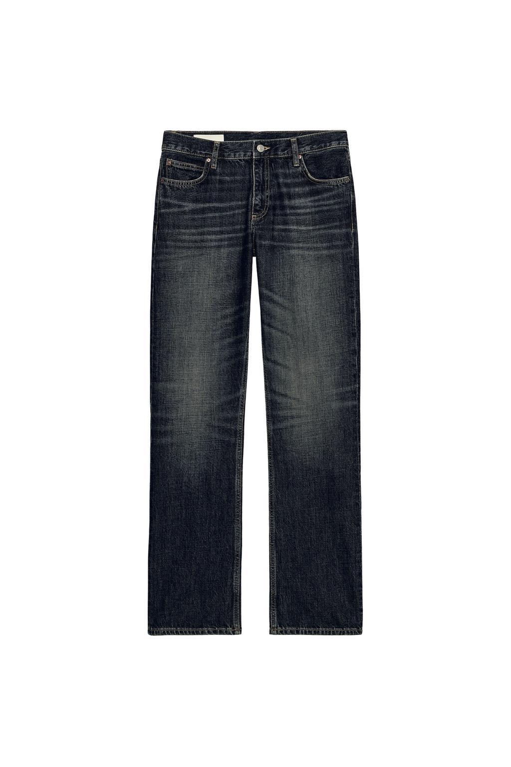 TRF MID-WAIST STRAIGHT-LEG JEANS