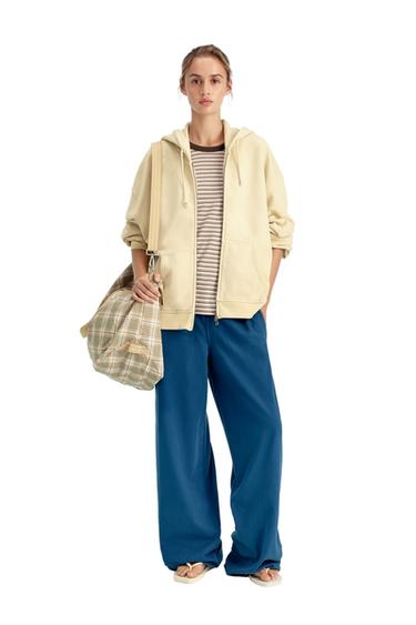 STRIPED CROPPED FIT T-SHIRT - Pinks by Zara - Image 0