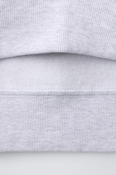 BASIC JOGGING-SWEATSHIRT - Grau meliert von Zara