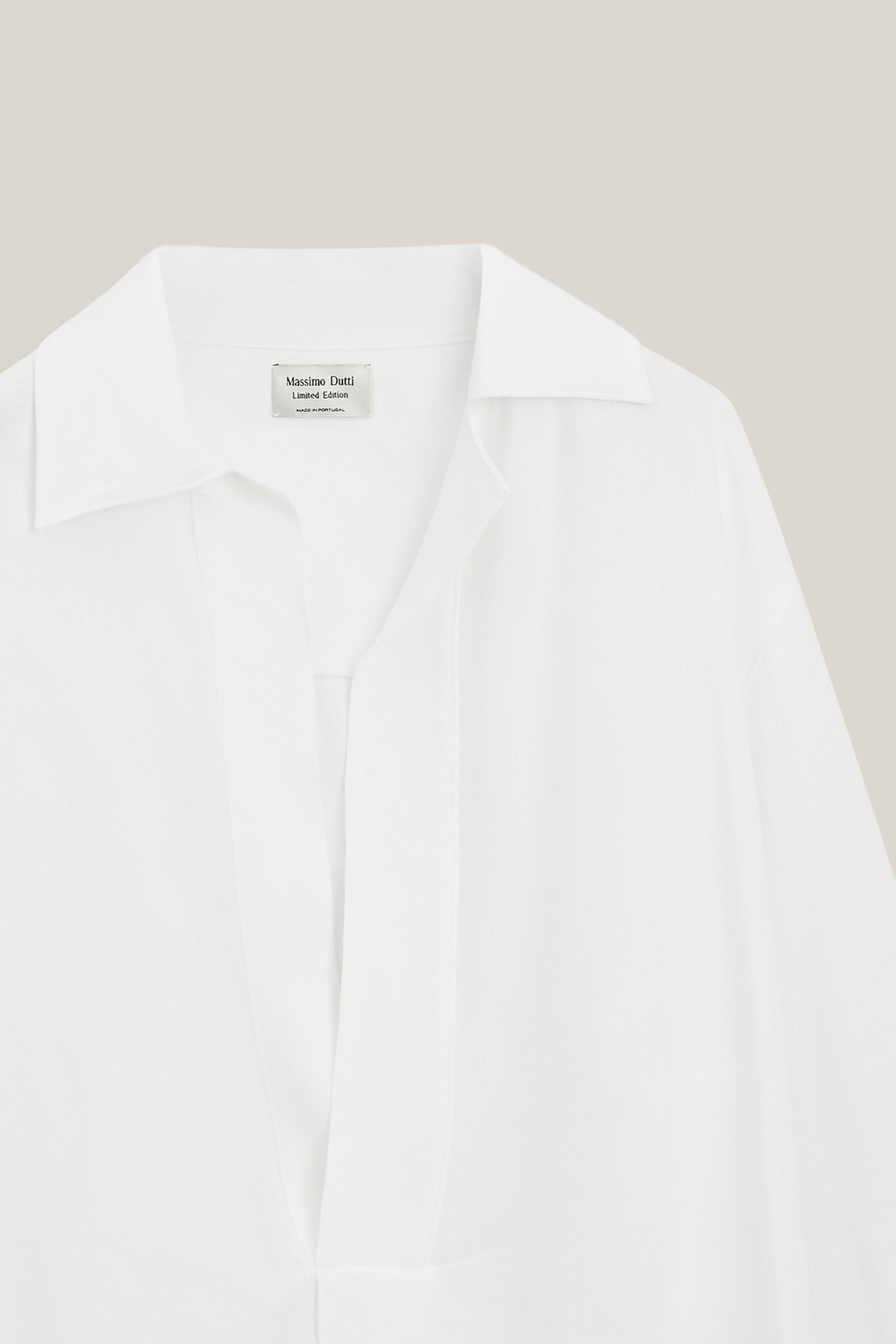 Flowing linen blend shirt - LIMITED EDITION