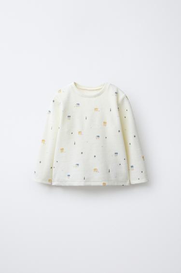 1 1/2-6 ANS/ PYJAMA VELOUR MAISONS - Écru de Zara - Image 1