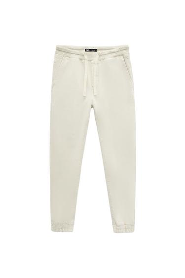 SOFT DENIM TROUSERS