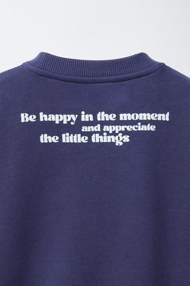 SHAPE PRINT SWEATSHIRT - Blue by Zara - Image 2