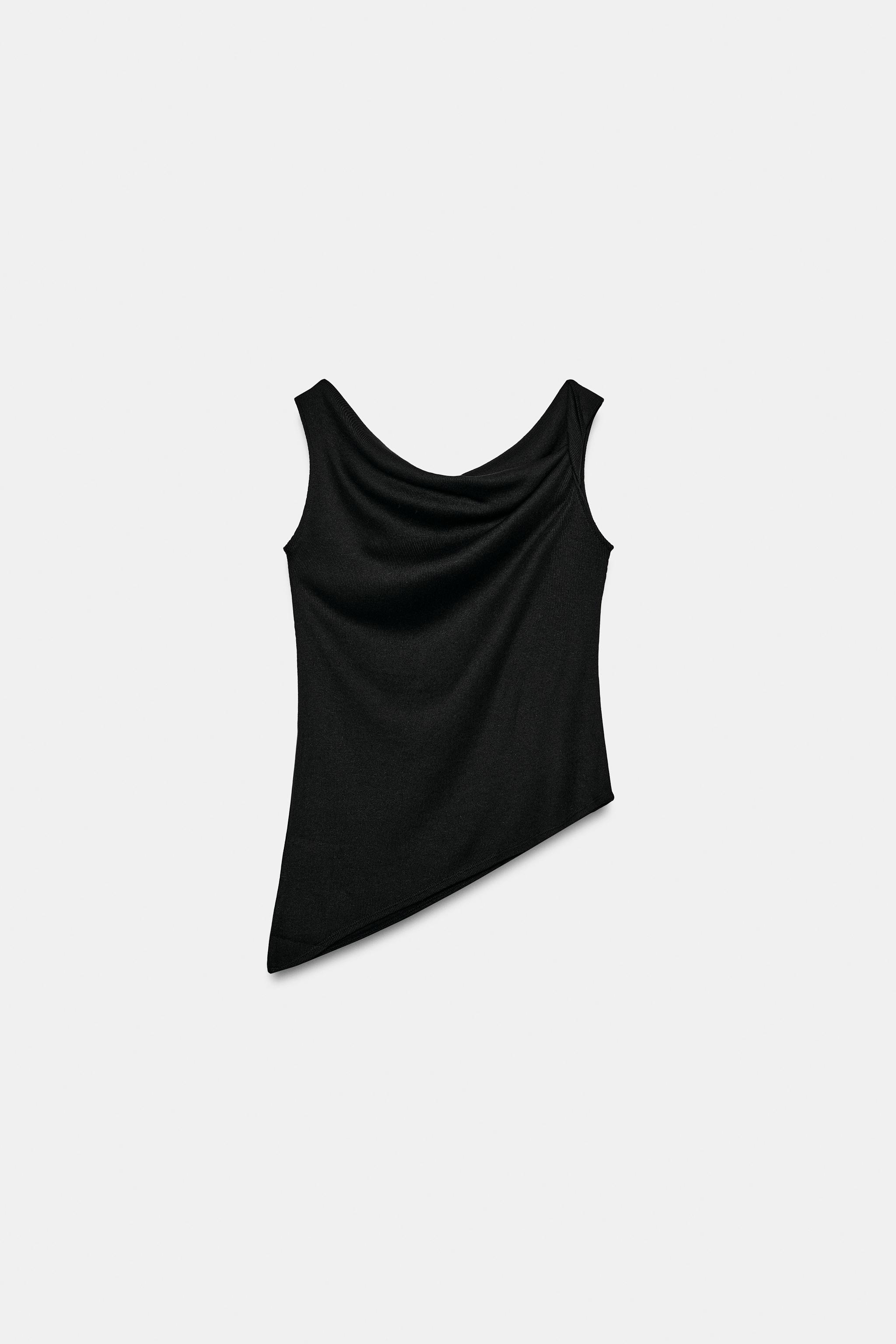 TOP RUSTIQUE ASYMÉTRIQUE