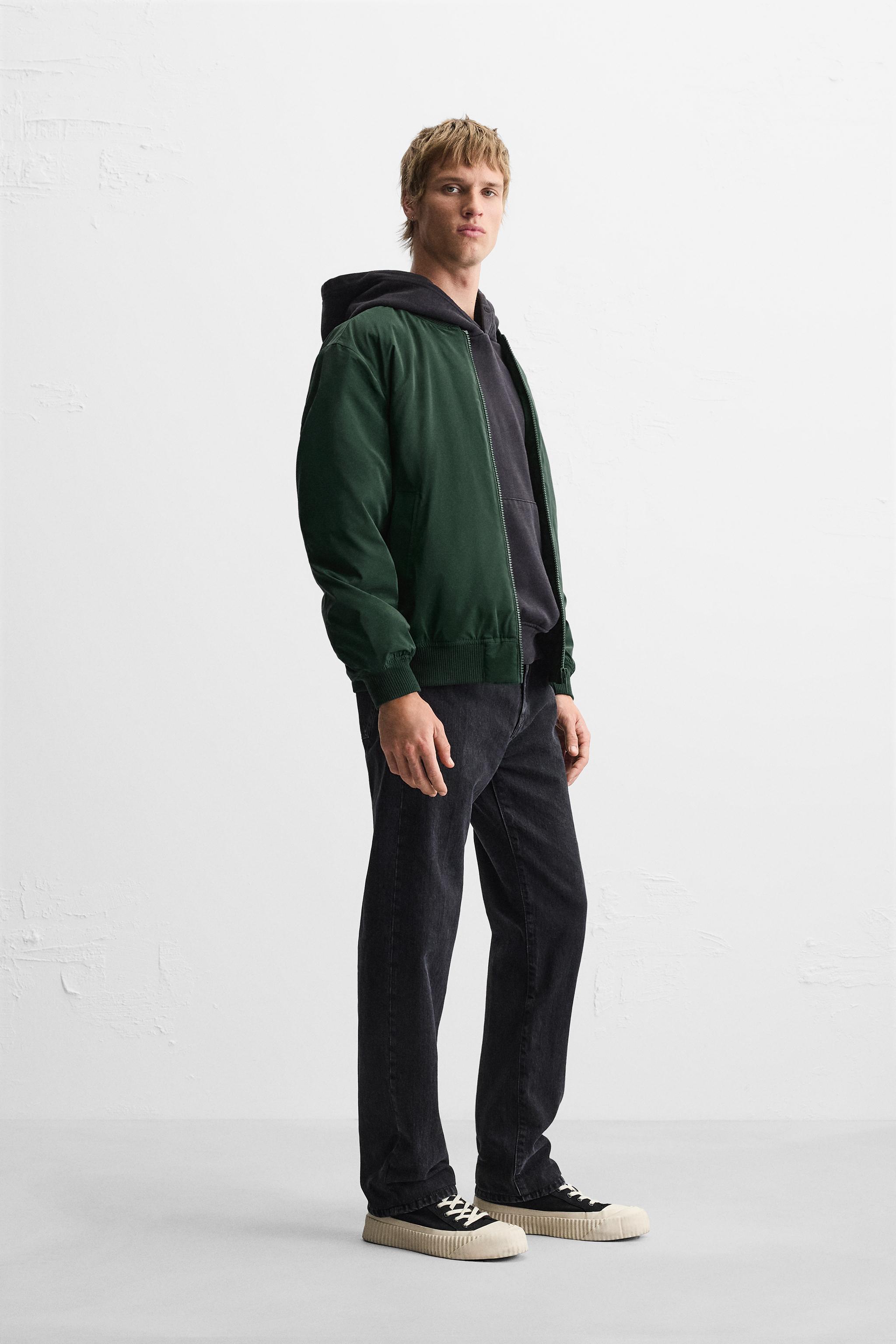 ZARA フェイドエフェクトボンバージャケット