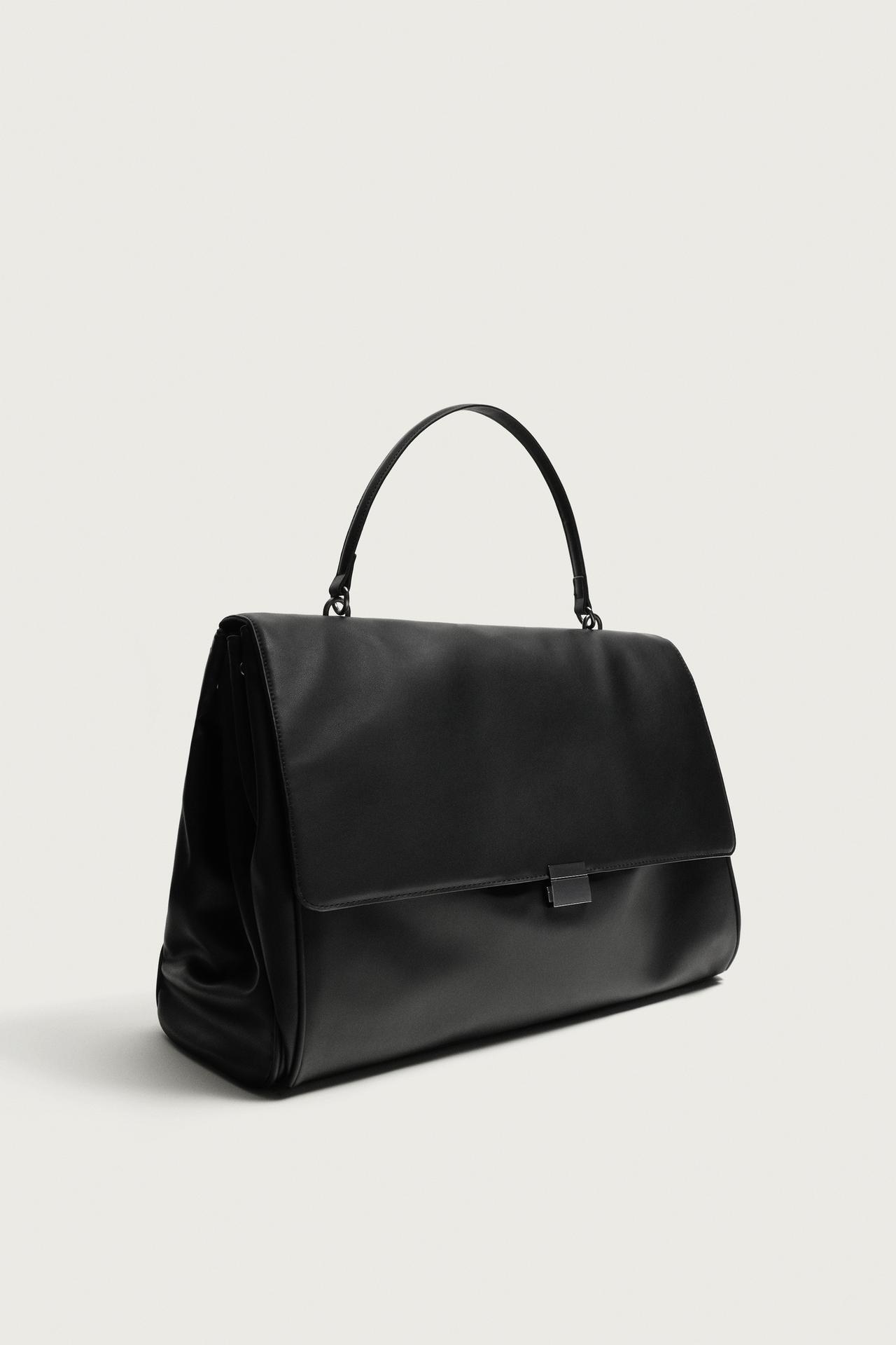 FLAP BAG — Black
