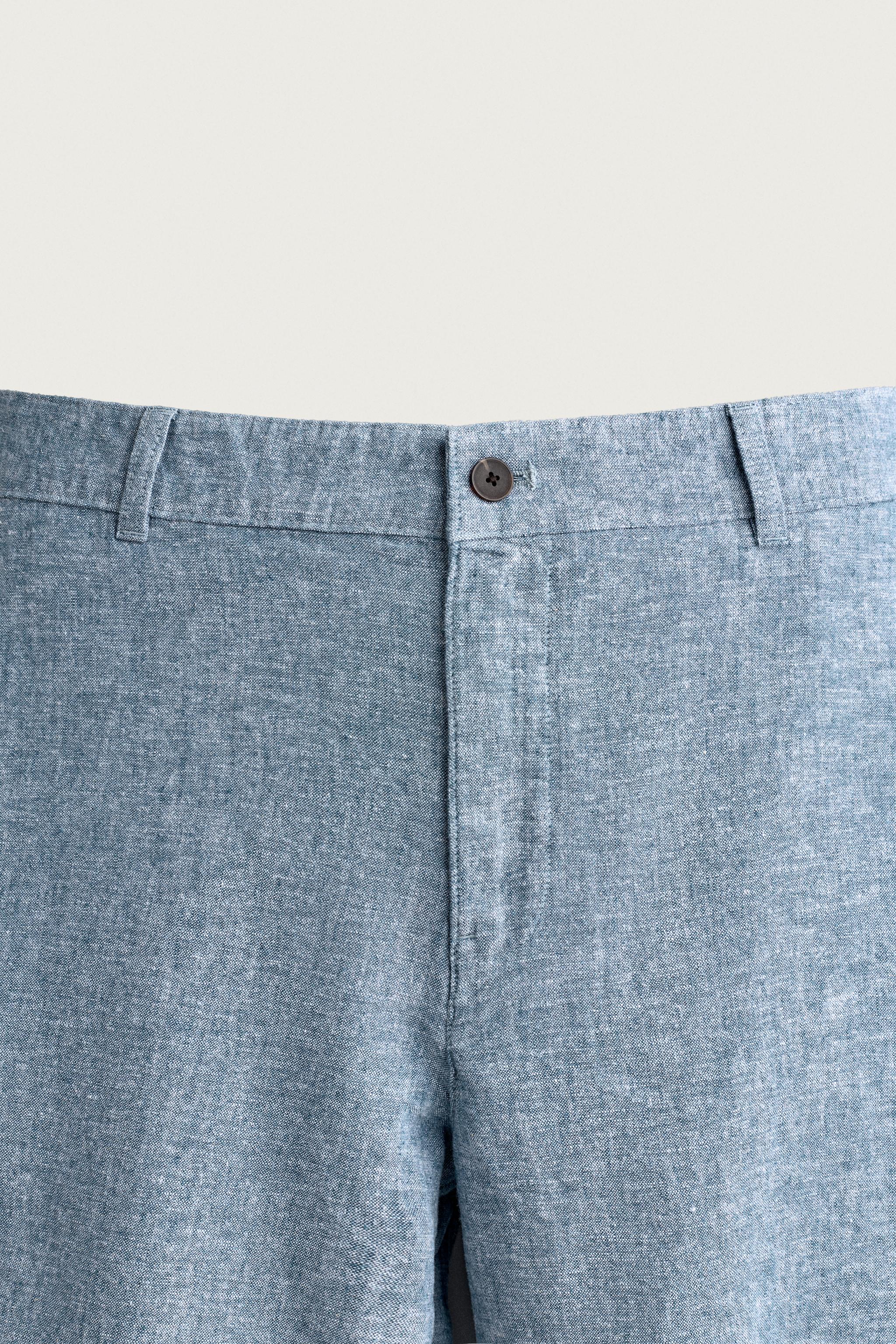 STRUCTURED REGULAR FIT SHORTS