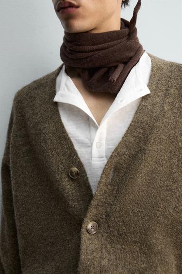 CARDIGAN RELAXED FIT ÉDITION LIMITÉE - Marron de Zara - Image 5