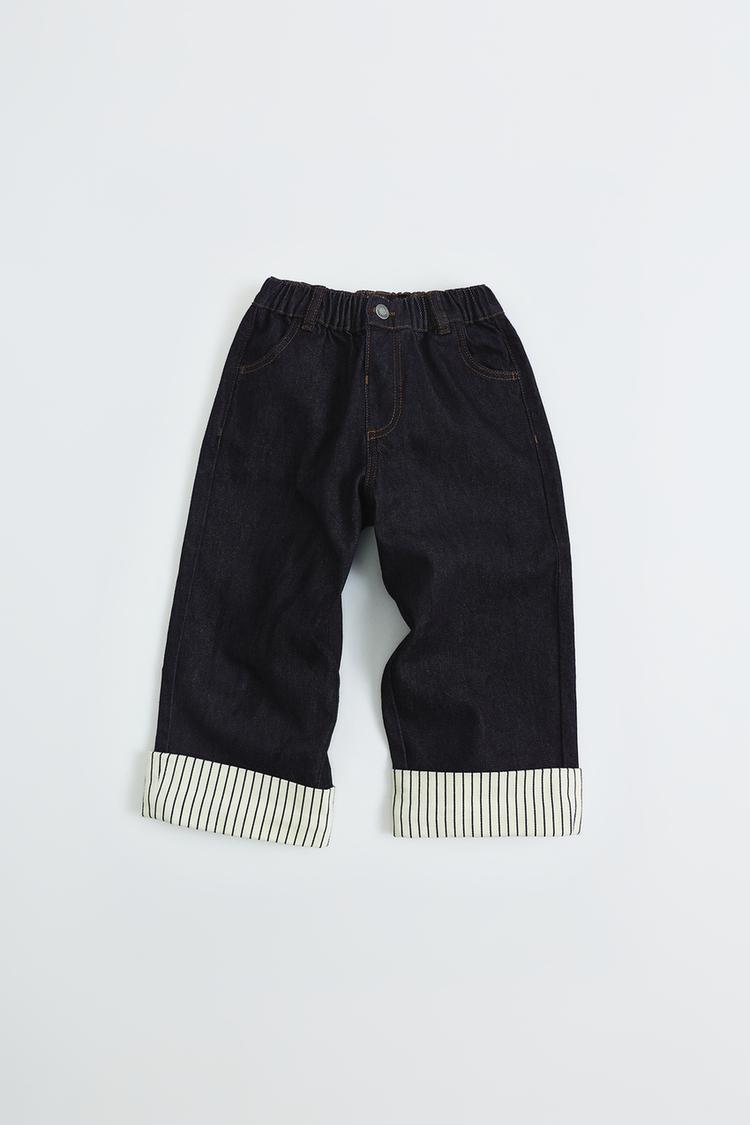 ZARA TIMELESS - JEANS STRAIGHT PESPUNTES
