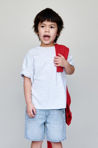 برمودا DENIM BAGGY - أزرق وسط الخاص بـ Zara