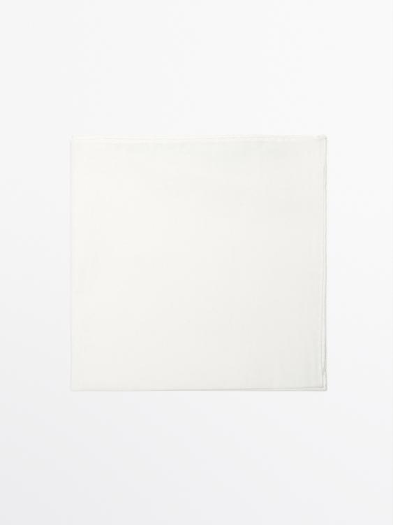 Plain 100% cotton scarf