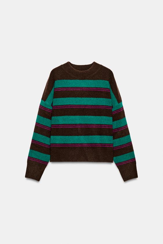 JERSEY PUNTO RAYAS - Multicolor de Zara - Imagen 0