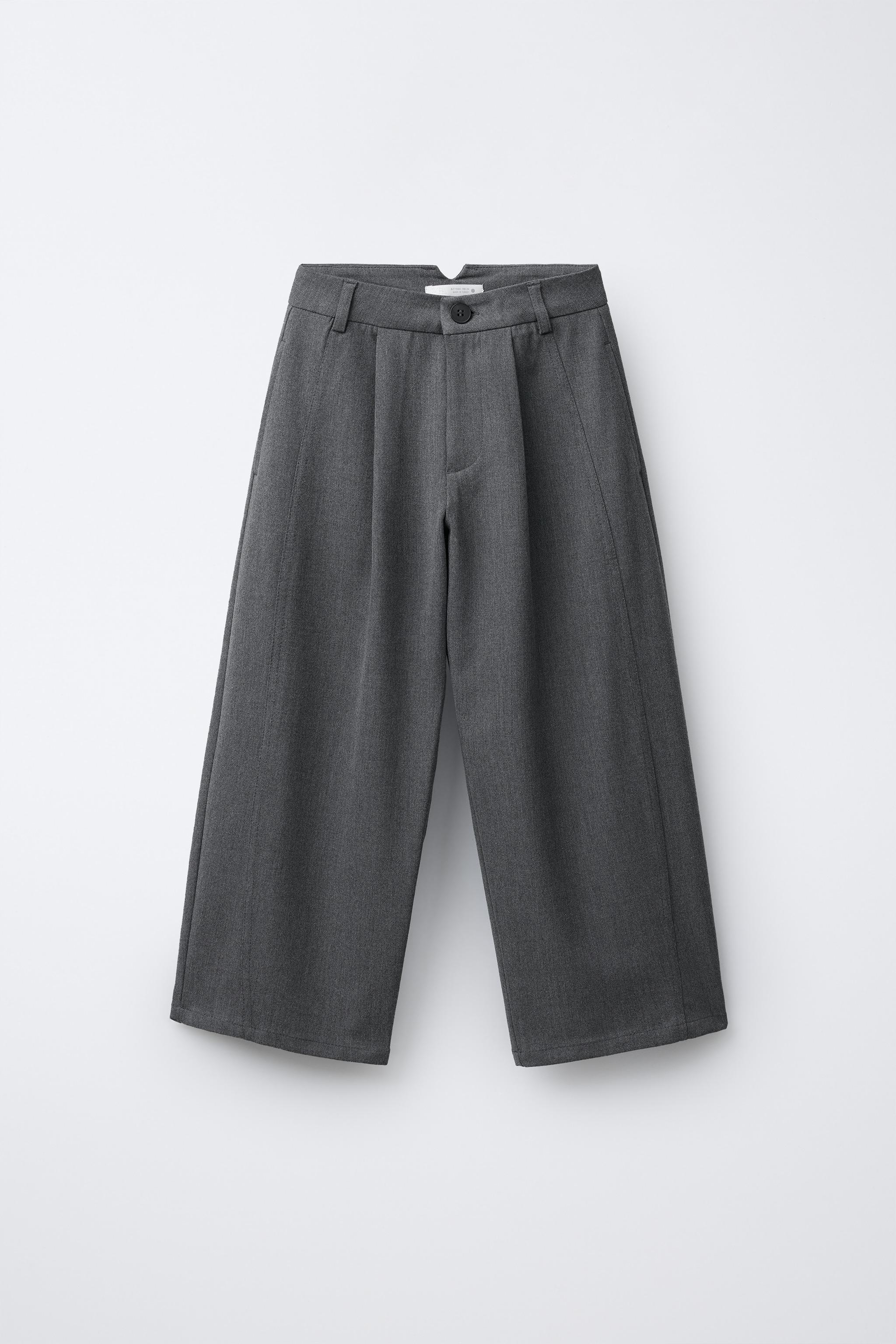 PANTALON BARREL À PINCES