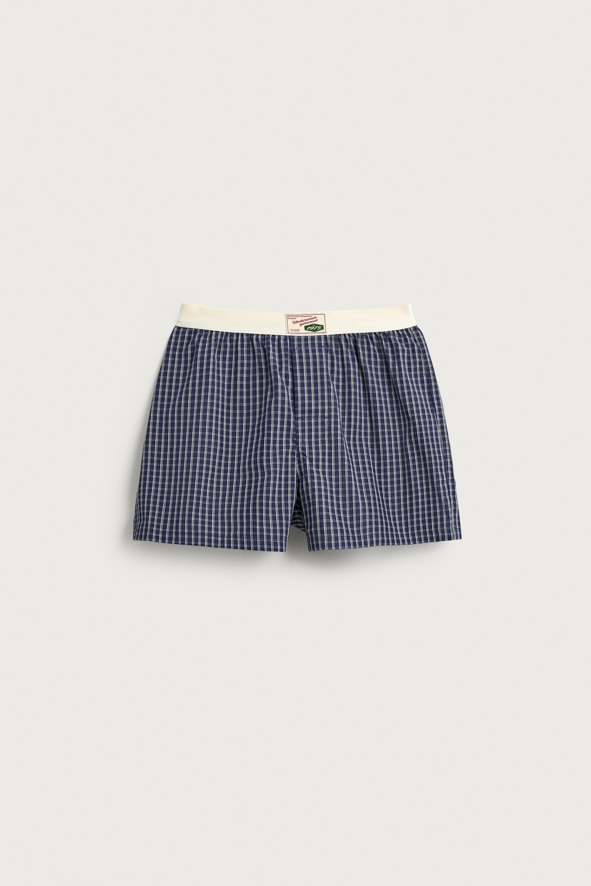 TWO-PACK OF COMBINED POPLIN BOXERS