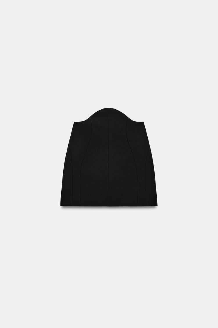 Falda mini estilo corsé 7