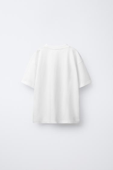 GRAFFITI PRINT T-SHIRT - White de Zara - Image 1