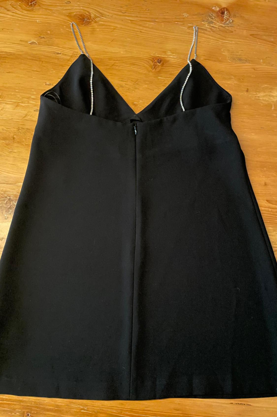 MINI DRESS WITH RHINESTONE STRAPS - Image 2