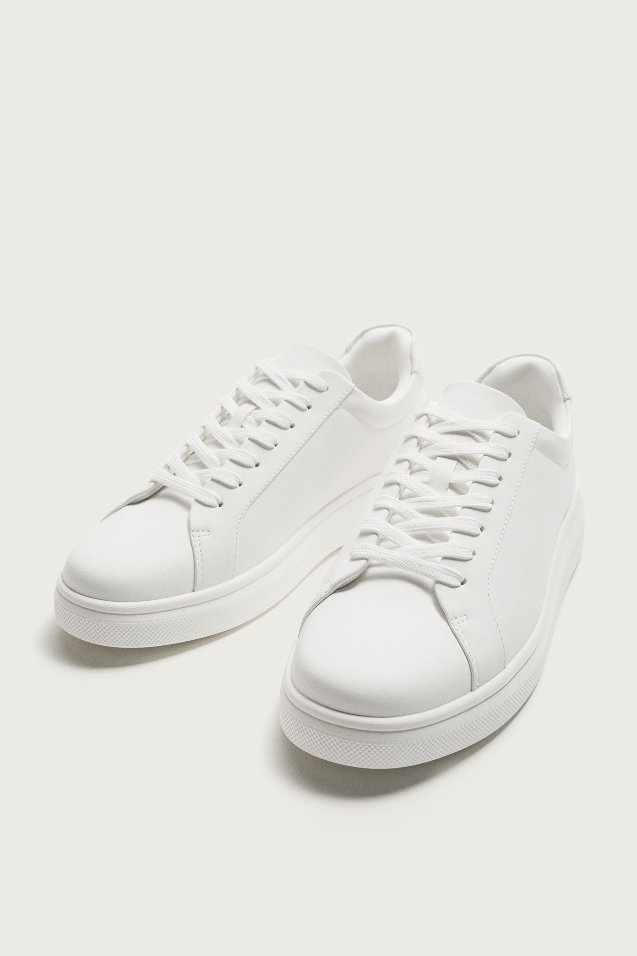 モノクロチャンキーソールスニーカー - ホワイト | ZARA Japan / 日本
