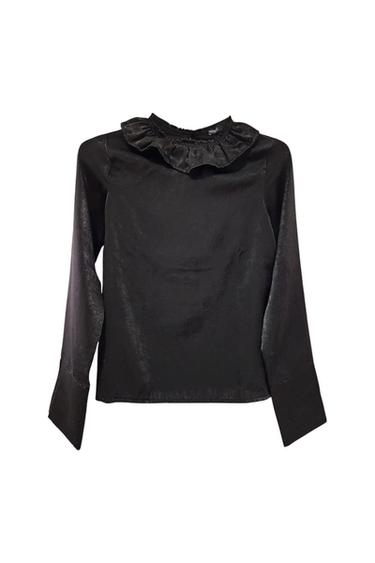 BLACK STAIN EFFECT TOP
