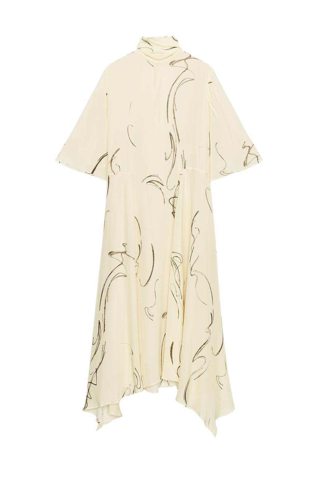 ZW COLLECTION PRINTED DRESS WITH TIES - image 3
