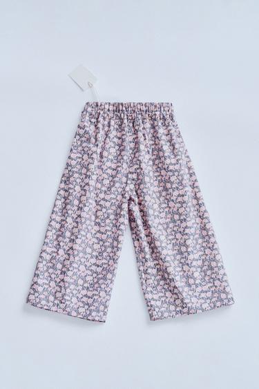 ZARA TIMELESS - FLORAL TROUSERS - Dusty pink by Zara - Image 1