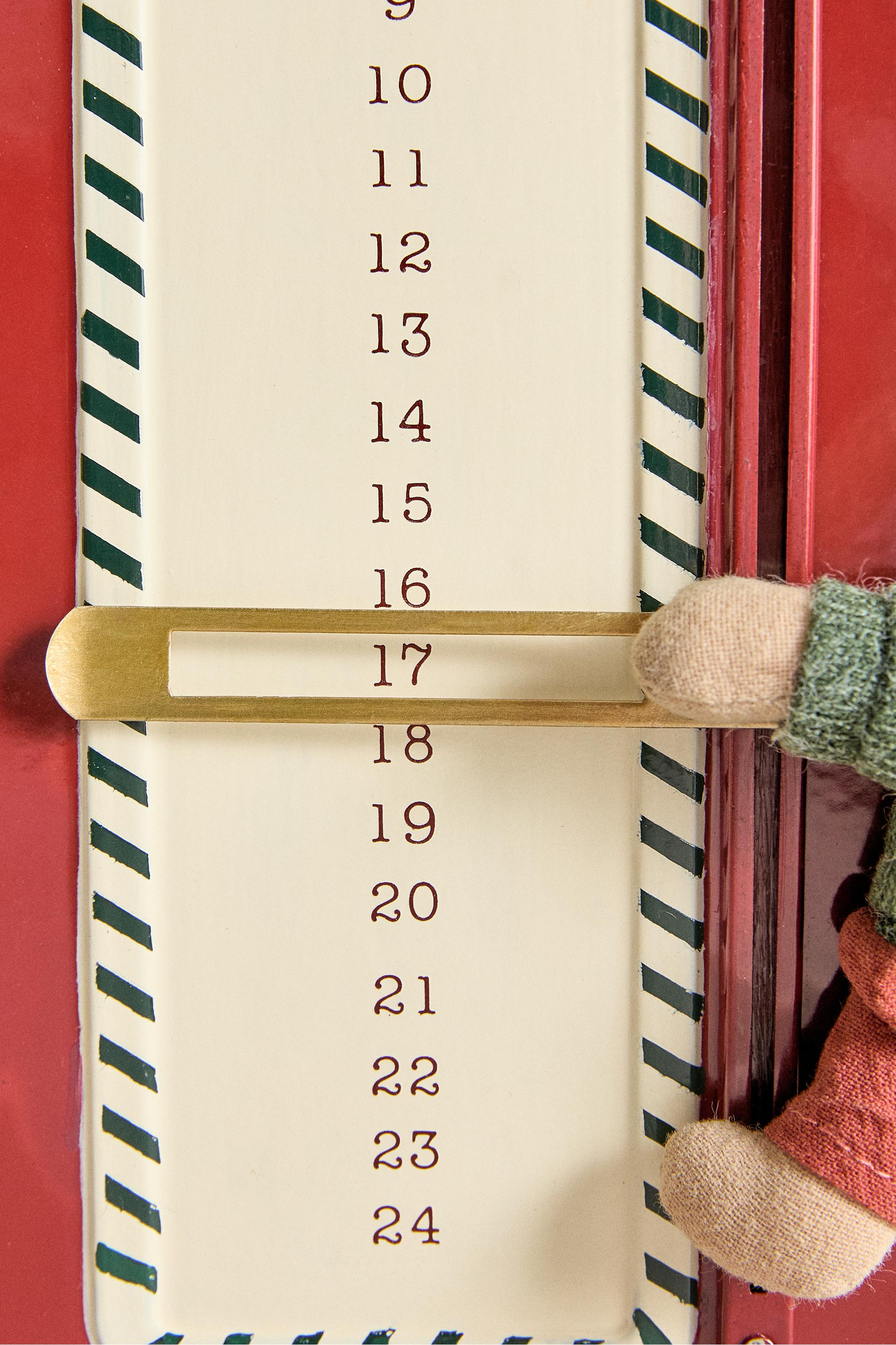 METAL CHRISTMAS ADVENT CALENDAR