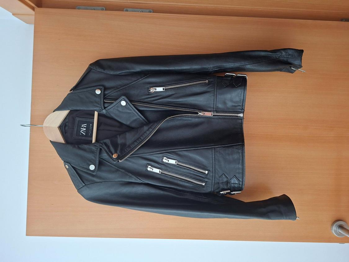 CAZADORA PIEL NEGRA. - Image 2