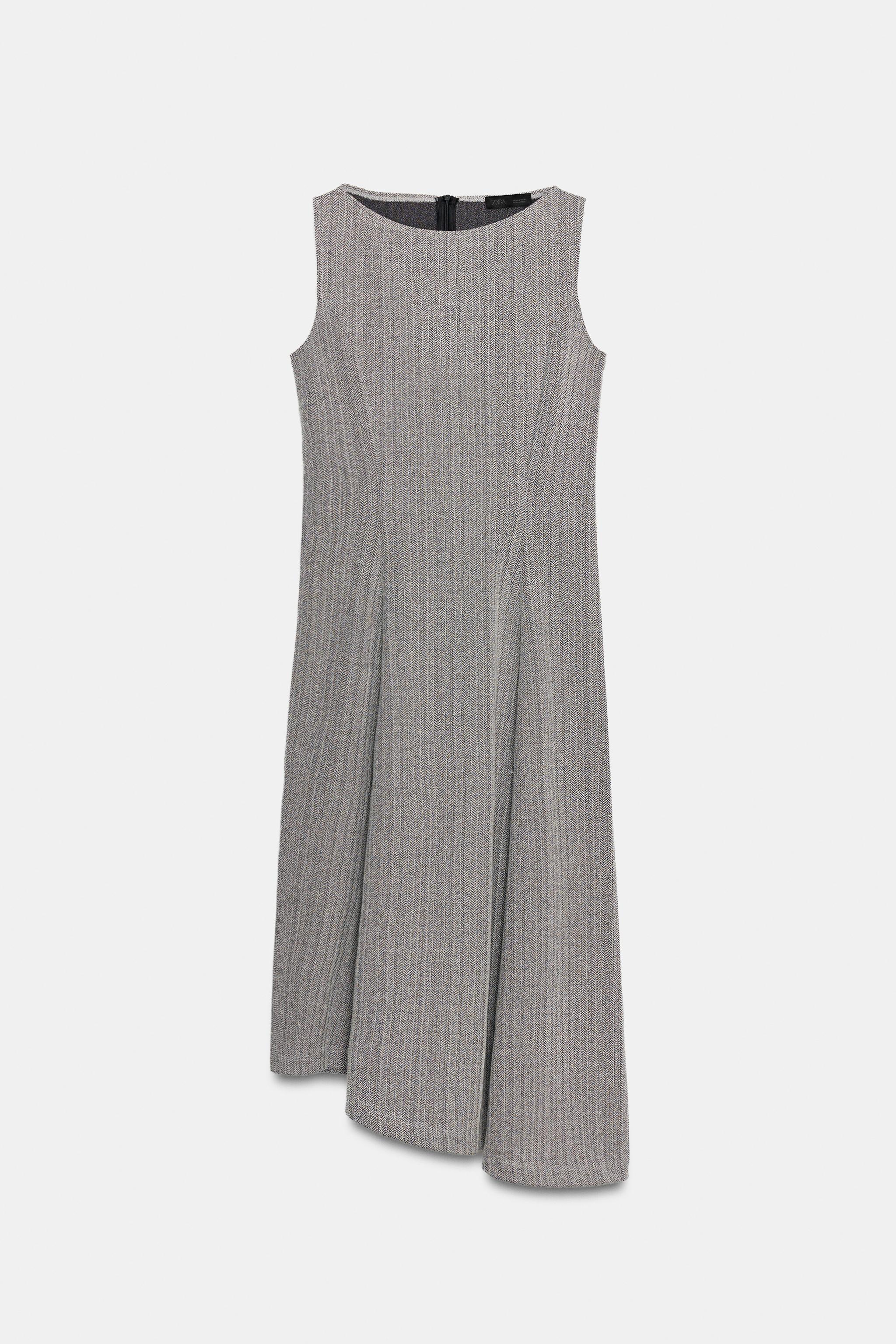 ASYMMETRIC MIDI DRESS