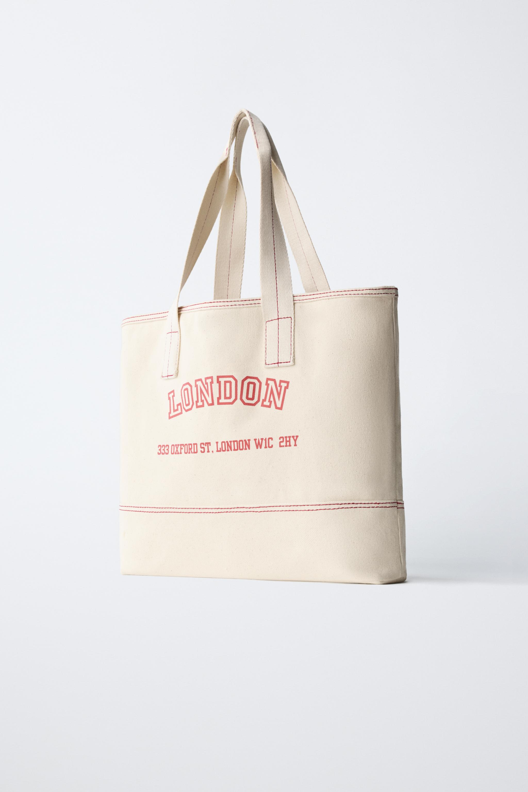 LONDON TOTE BAG — Red