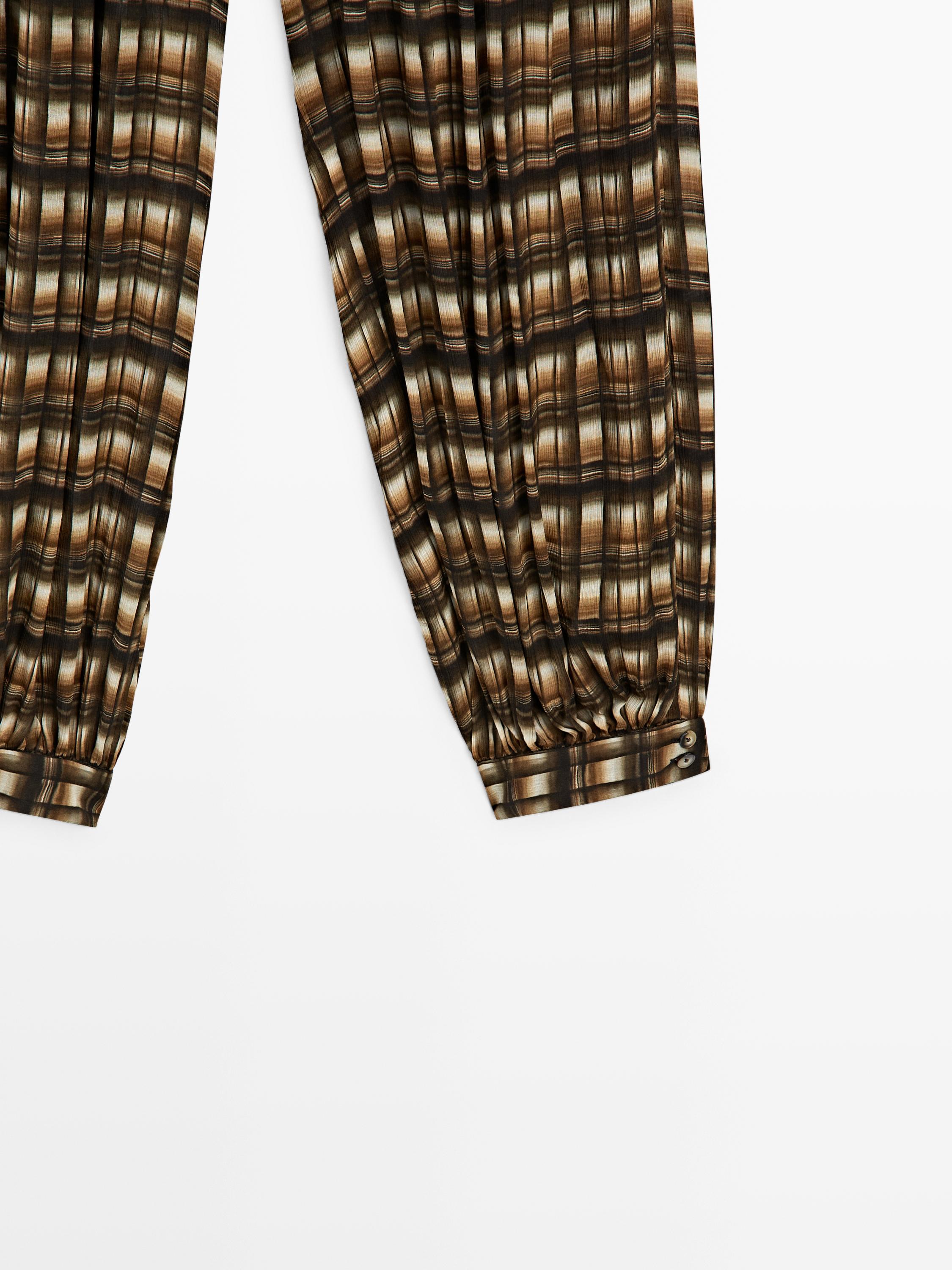 Flowing sarouel trousers