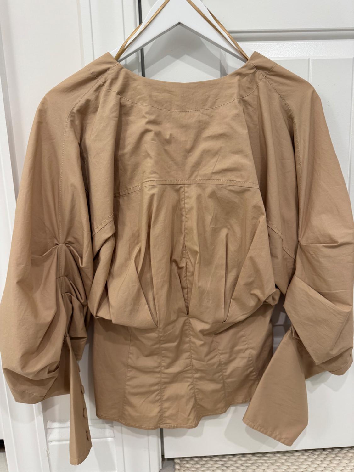 BEIGE BLOUSE WITH CORSET - Image 2