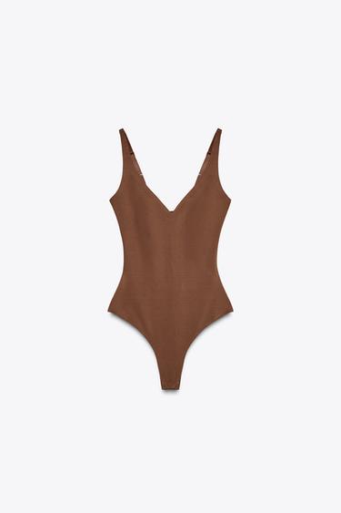 BODY IN MISTO POLIAMMIDE - Toffee di Zara