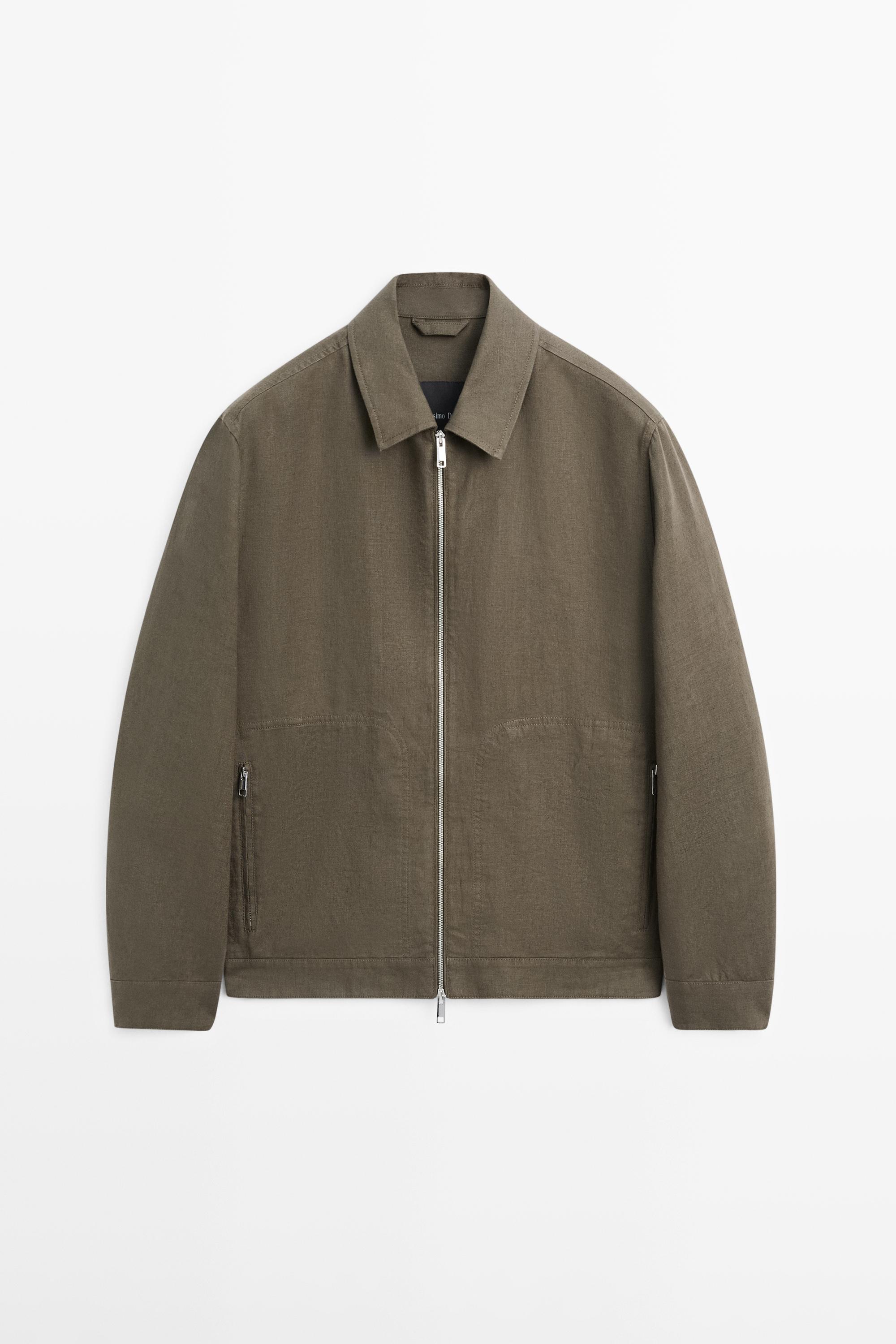 Veste courte 100 % lin