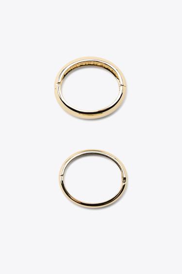 PACK OF METAL BRACELETS - Golden by Zara - Image 2