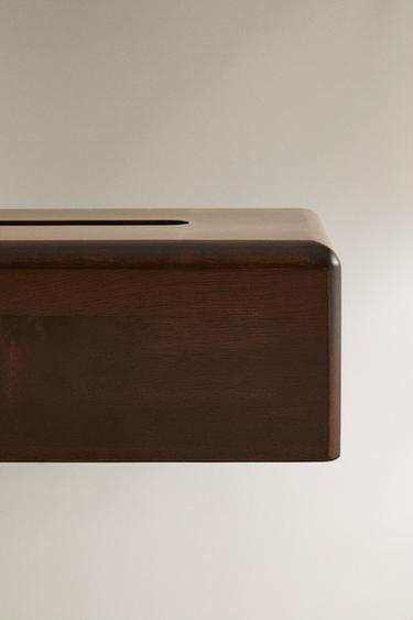 BOÎTE À MOUCHOIRS EN BOIS - Beige clair de Zara - Image 3