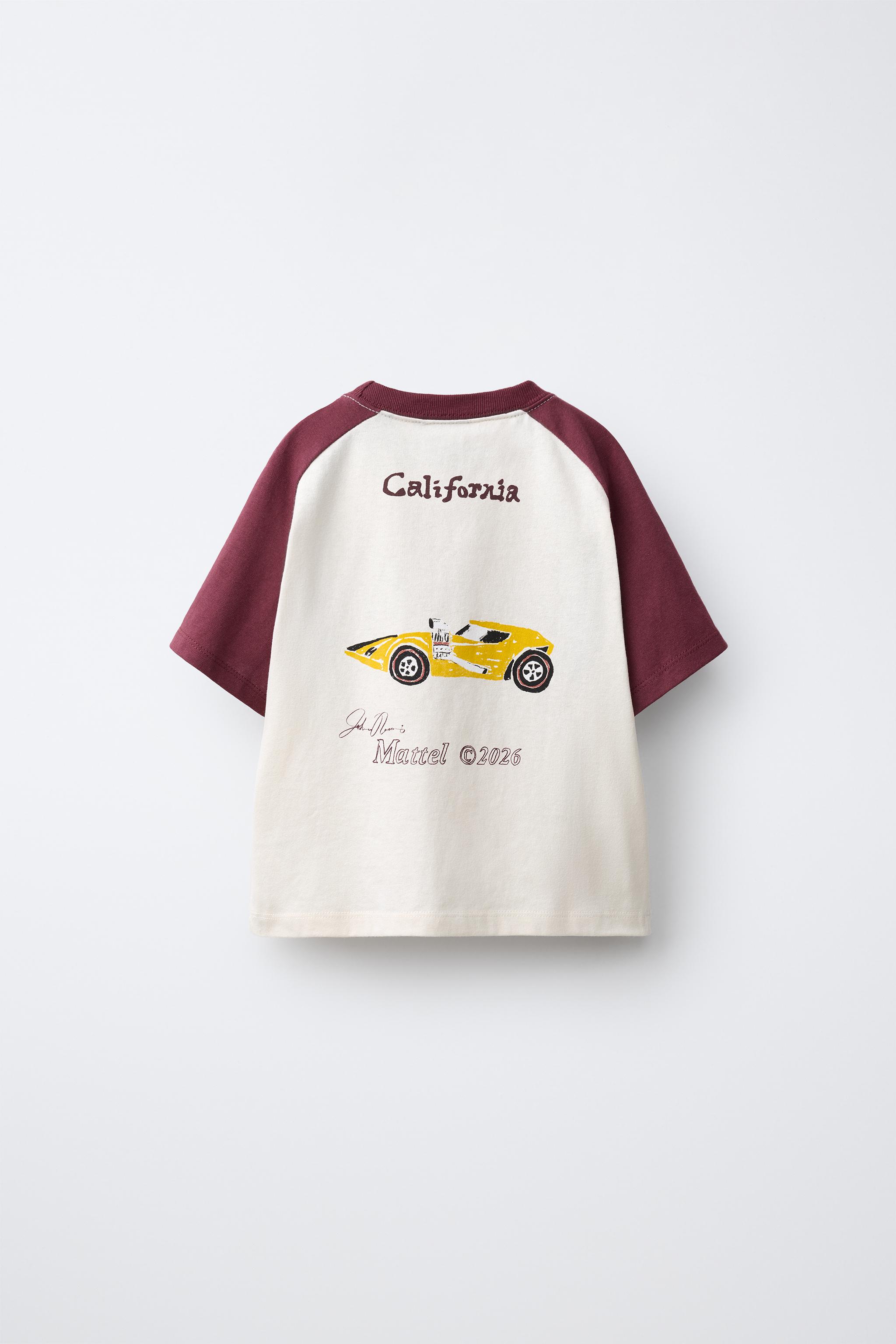 Детские футболки Zara HOT WHEELS MATTEL © GRAPHIC T-SHIRT — фото 3