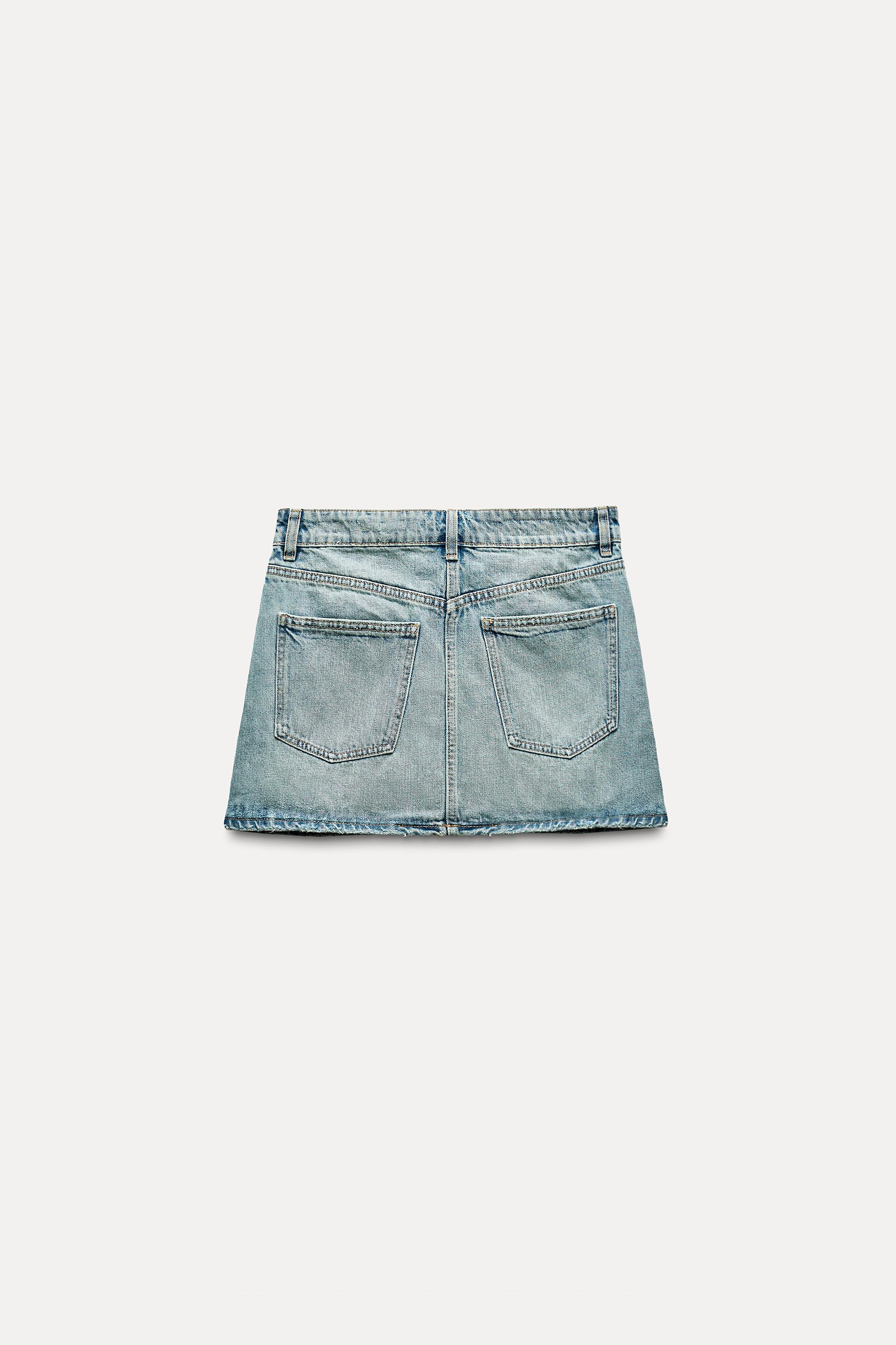 Women s Denim Skirts ZARA United Kingdom