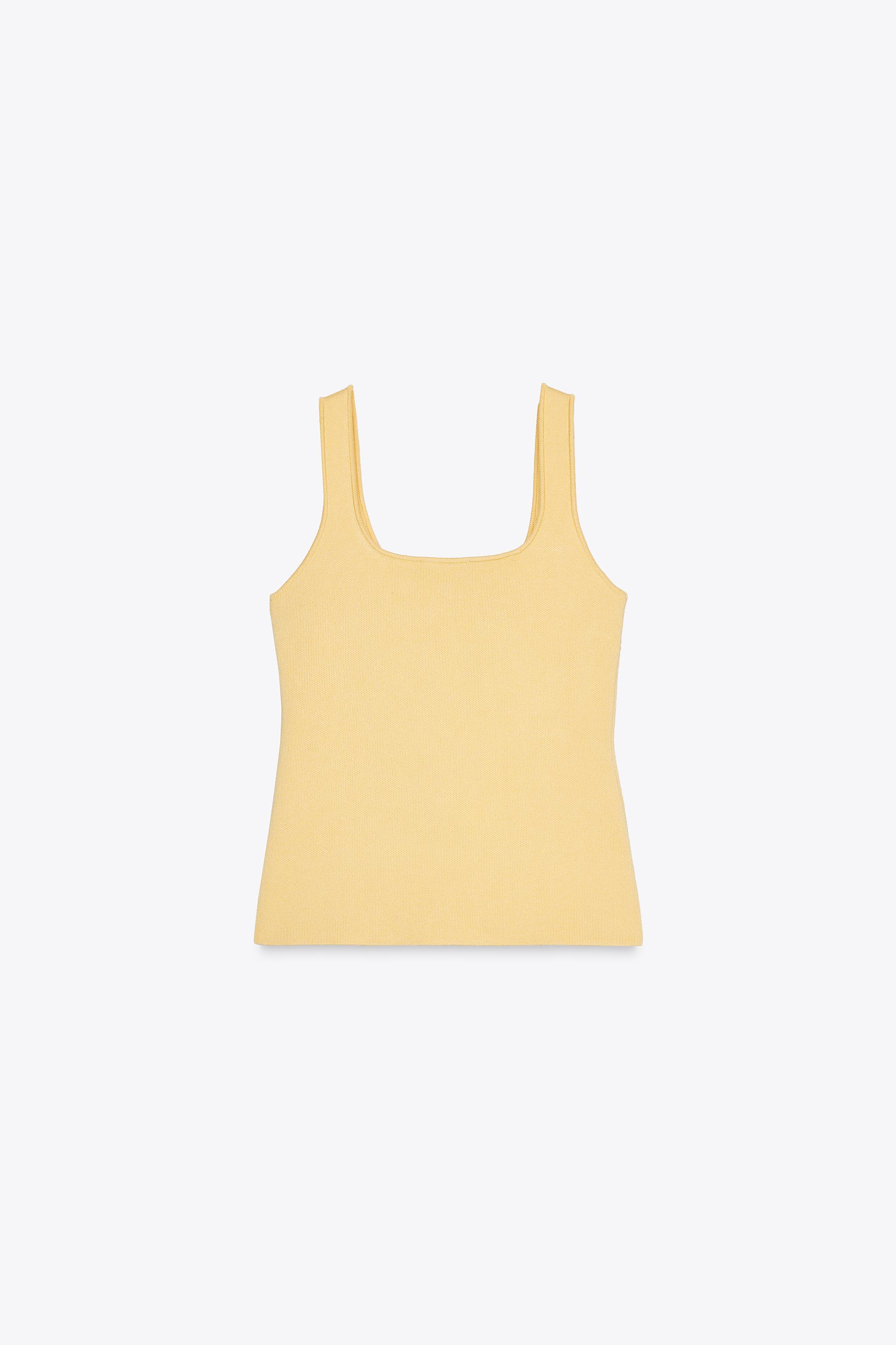 PLAIN KNIT CORSET TOP