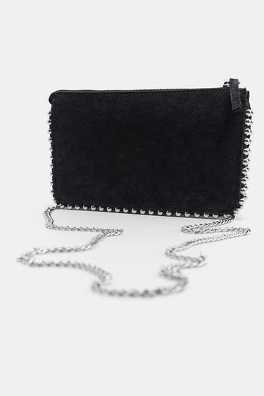 SAC BANDOULIÈRE À CLOUS - Noir de Zara - Image 2