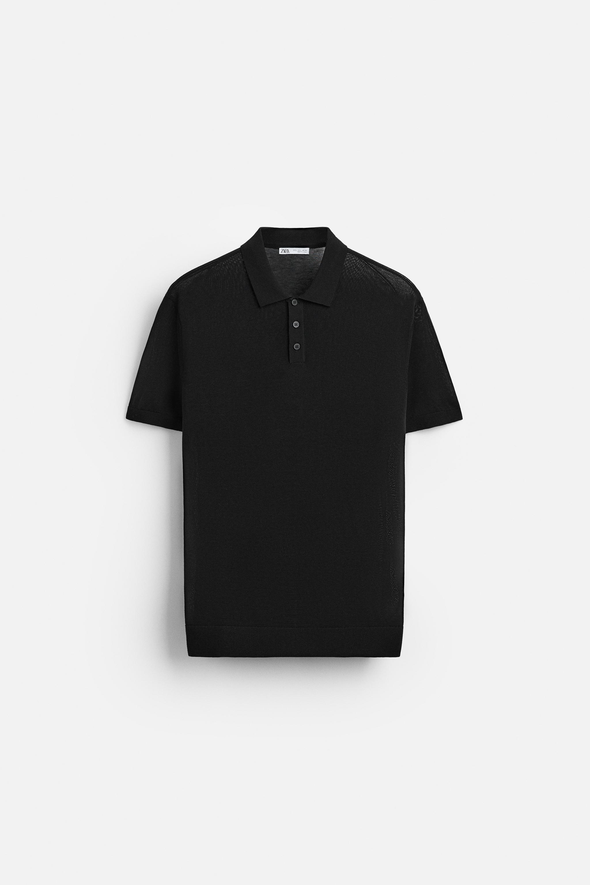Zara black polo neck sales