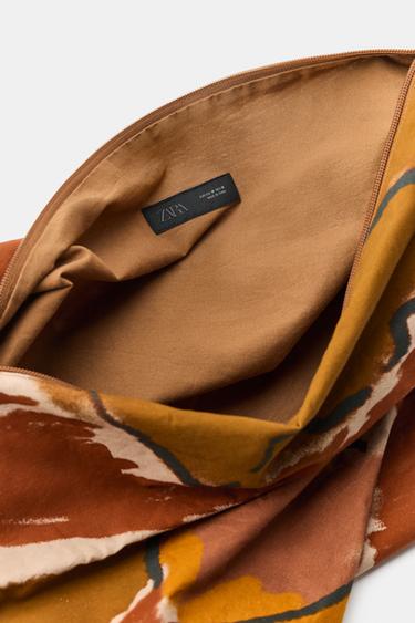 MAXI SAC EN COTON IMPRIMÉ - Marron de Zara - Image 3