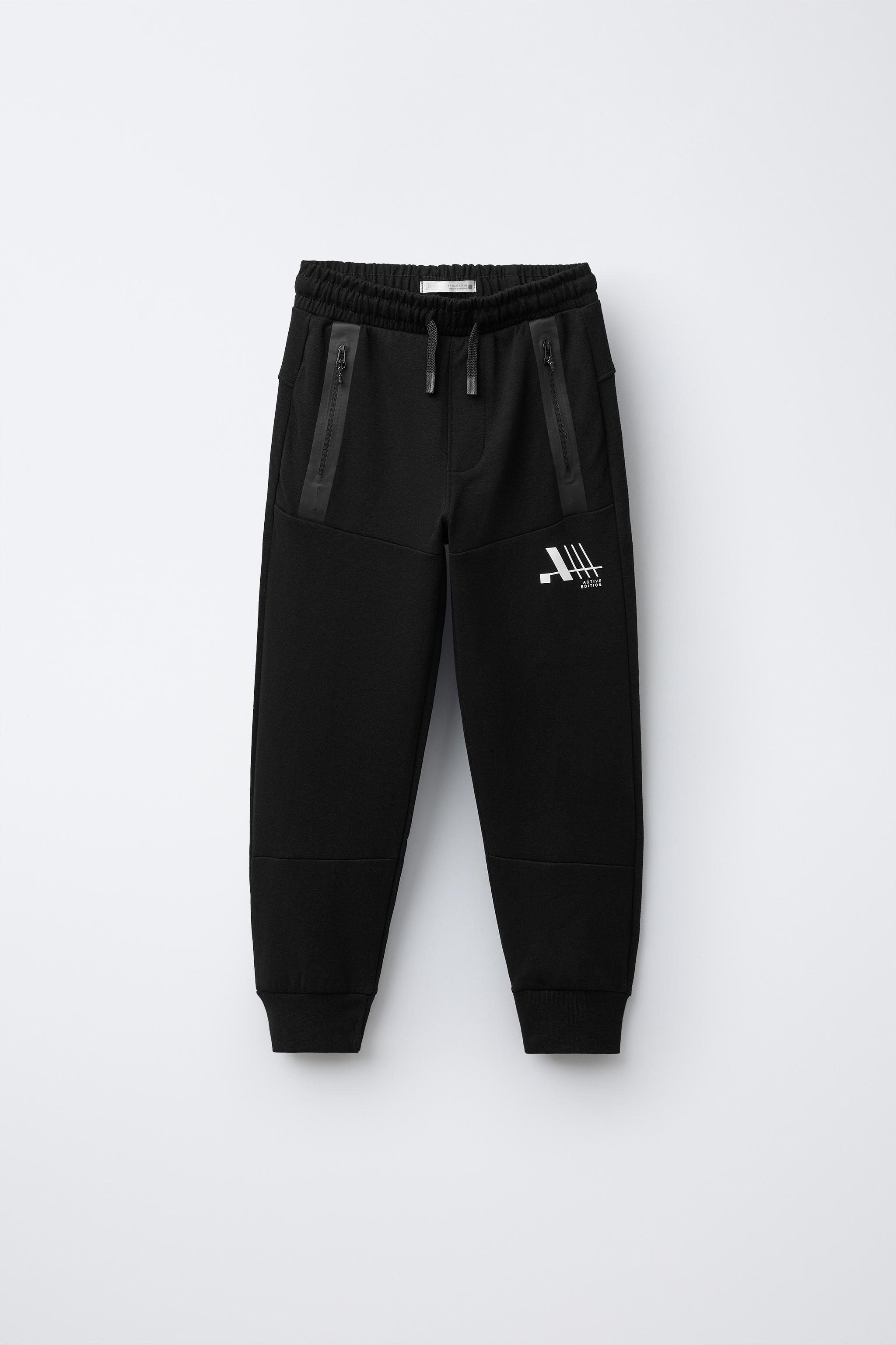SPORTY INTERLOCK JOGGERS
